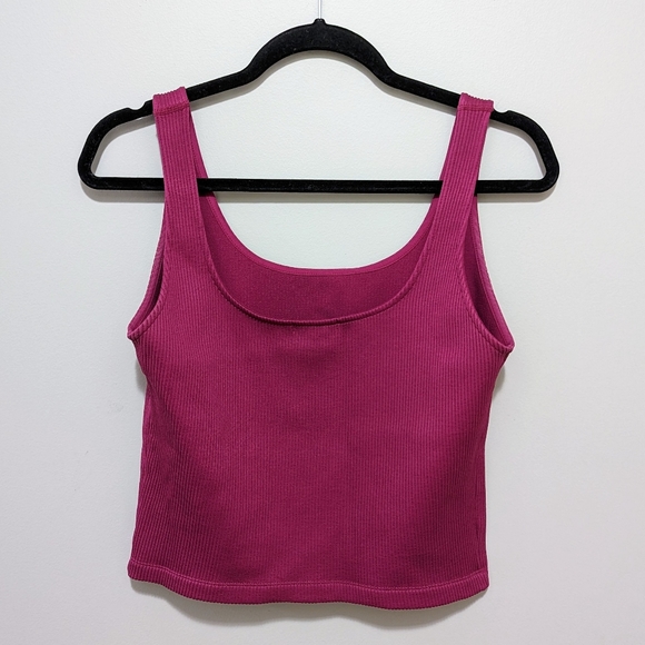 Ribbed crop top - Picture 2 of 4